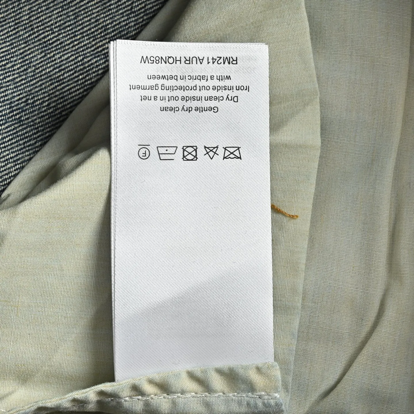 Louis Vuitton/Louis Vuitton back pocket leather jeans
